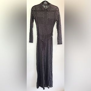 Black Lace Jumpsuit Size 8